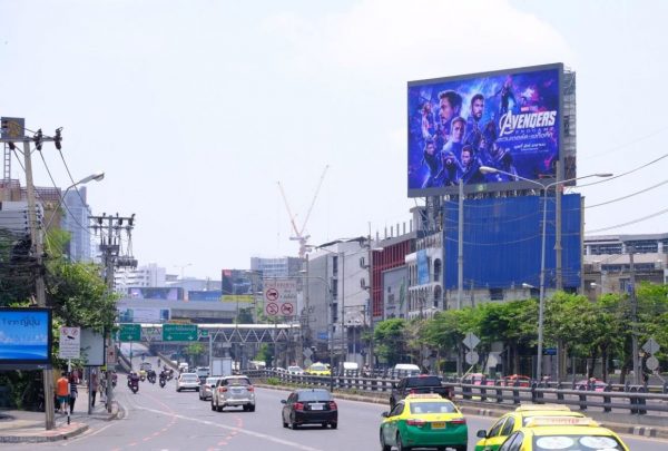 ป้ายโฆษณา LED ดินแดงอนุสาวรีย์ชัยฯ