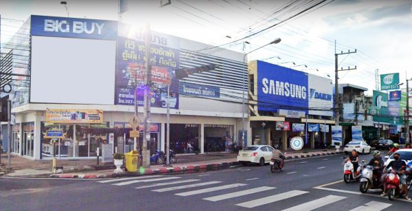 ป้ายโฆษณา LED ยโสธร สามแยกถนนแจ้งสนิท ร้านBigbuy